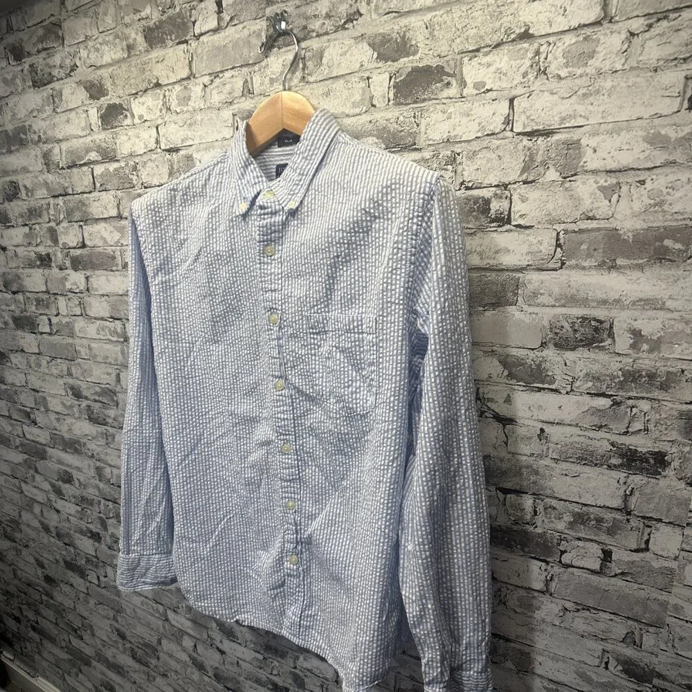 EUC J.Crew Stripped Button Down Shirt Size M